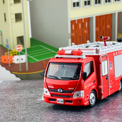 Tiny 微影 TW14 Hino 300 Fire Appliance Taiwan New Taipei Fire Department 日野300 新北市政府消防局消防車 ACT64766
