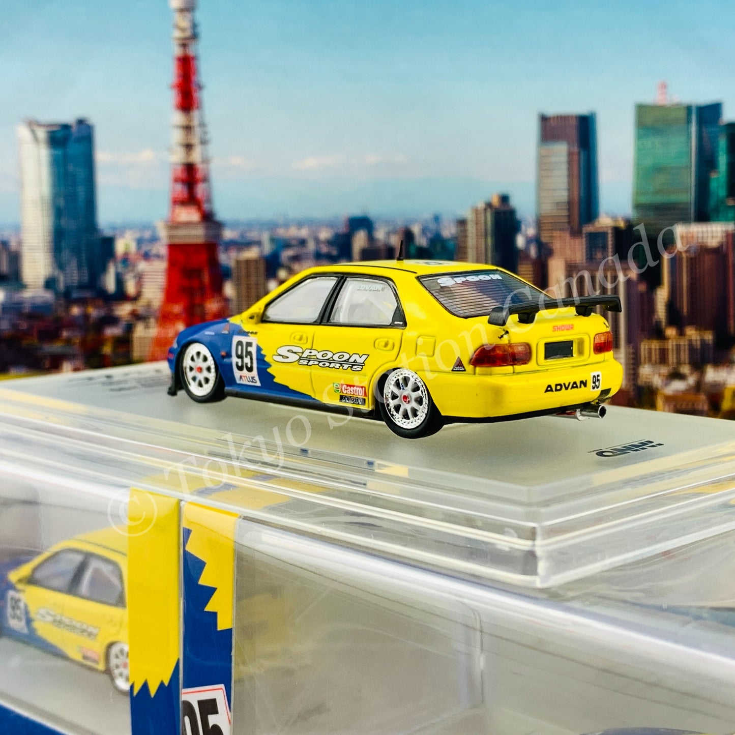 INNO64 Honda Civic Ferio #95 Spoon Sports Macau Guia Race 1995 IN64-EG9-SP95