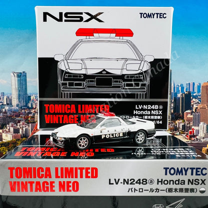 TOMYTEC Tomica Limited Vintage NEO 1/64 Honda NSX Patrol Car LV-N248a