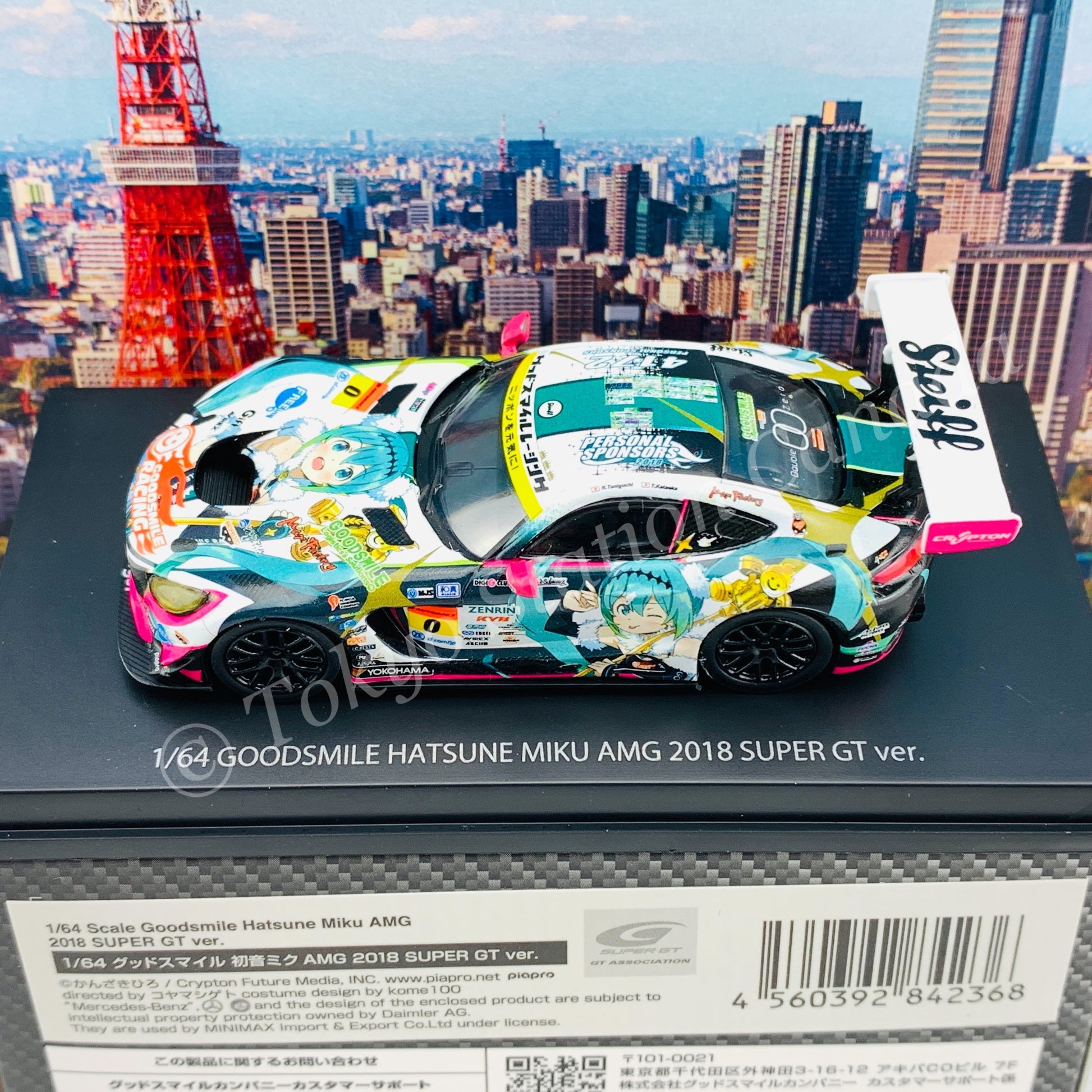 GOODSMILE 1/64 Hatsune Miku AMG 2018 Super GT Ver. 4560392842368