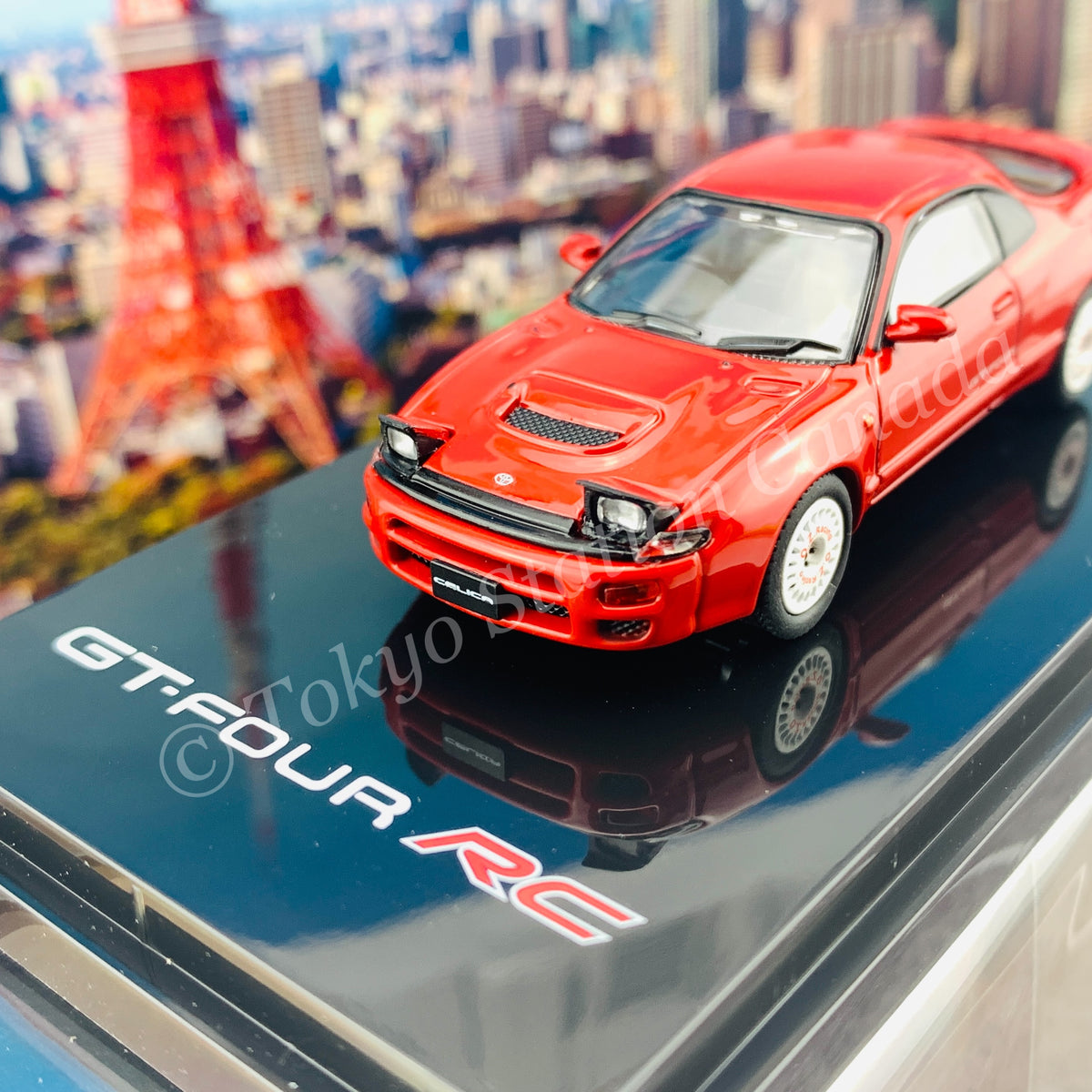 HOBBY JAPAN 1/64 Toyota CELICA GT-FOUR RC ST185 Customized Version Dis ...