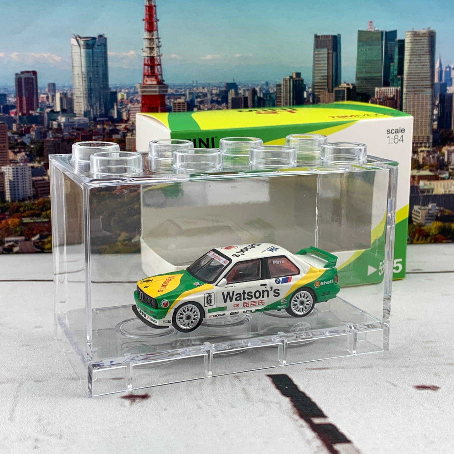 MINI GT 1/64 BMW M3 E30 #6 1991 Macau GP Winner Hong Kong Exclusive MGT00055-L