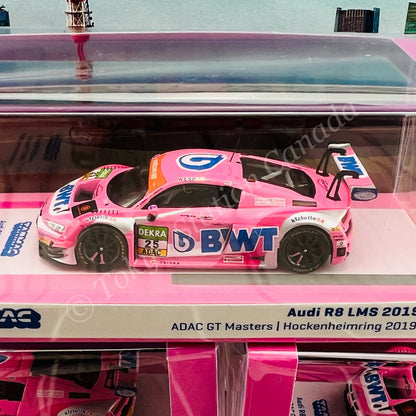 TARMAC WORKS HOBBY64 1/64 Audi R8 LMS 2019 ADAC GT Masters Hockenheimring 2019 Christopher HAASE / Jeffrey SCHMIDT T64-043-19BWT