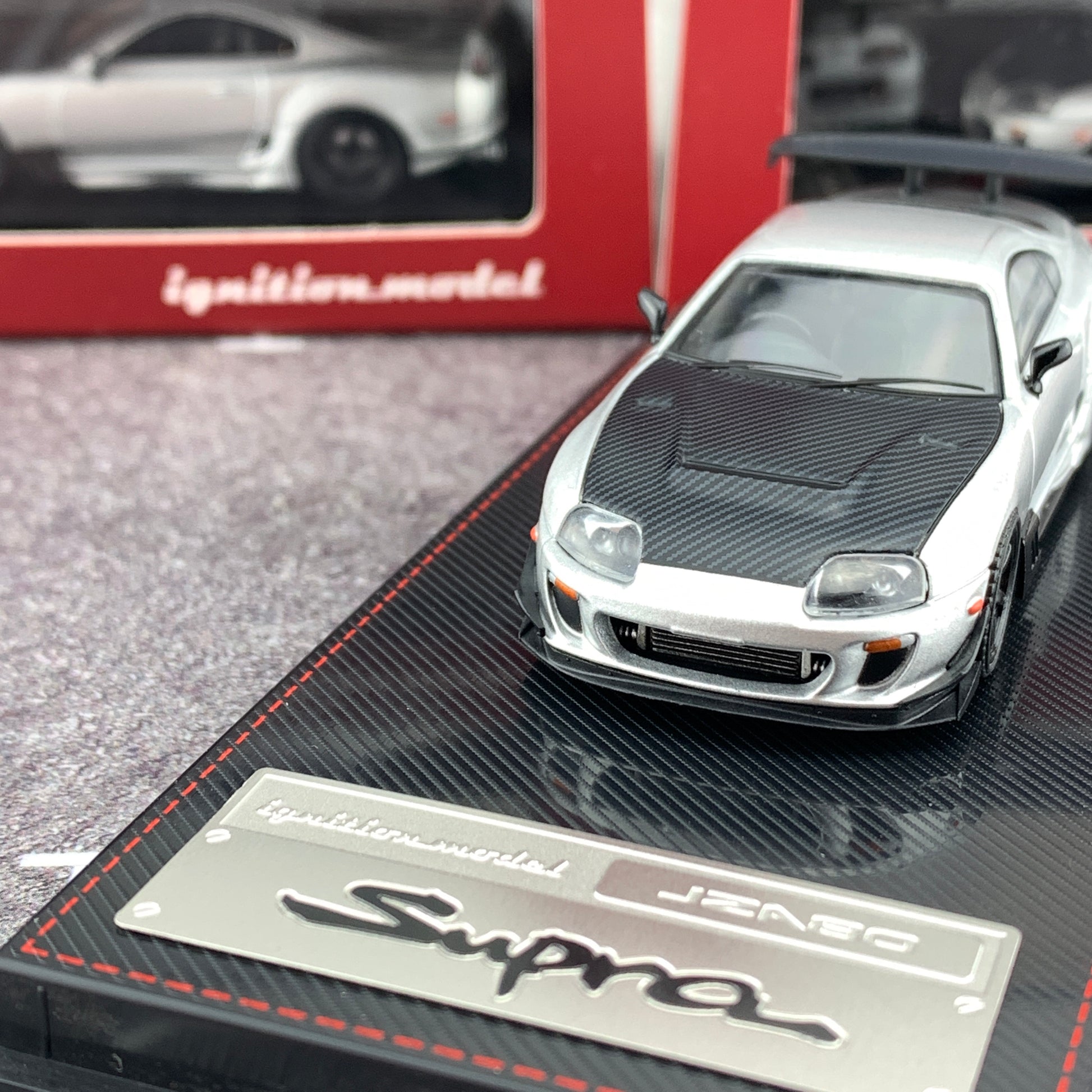 Ignition Model 1/64 Toyota Supra (JZA80) RZ Silver IG1861