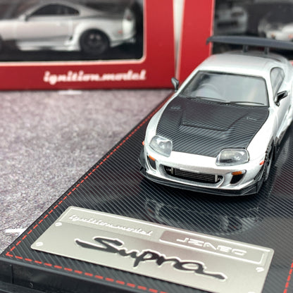 Ignition Model 1/64 Toyota Supra (JZA80) RZ Silver IG1861