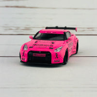 MINI GT LIBERTYWALK LB★WORKS Nissan GTR (R35) "WearItPink" Breast Cancer Awareness RHD MGT00054-R