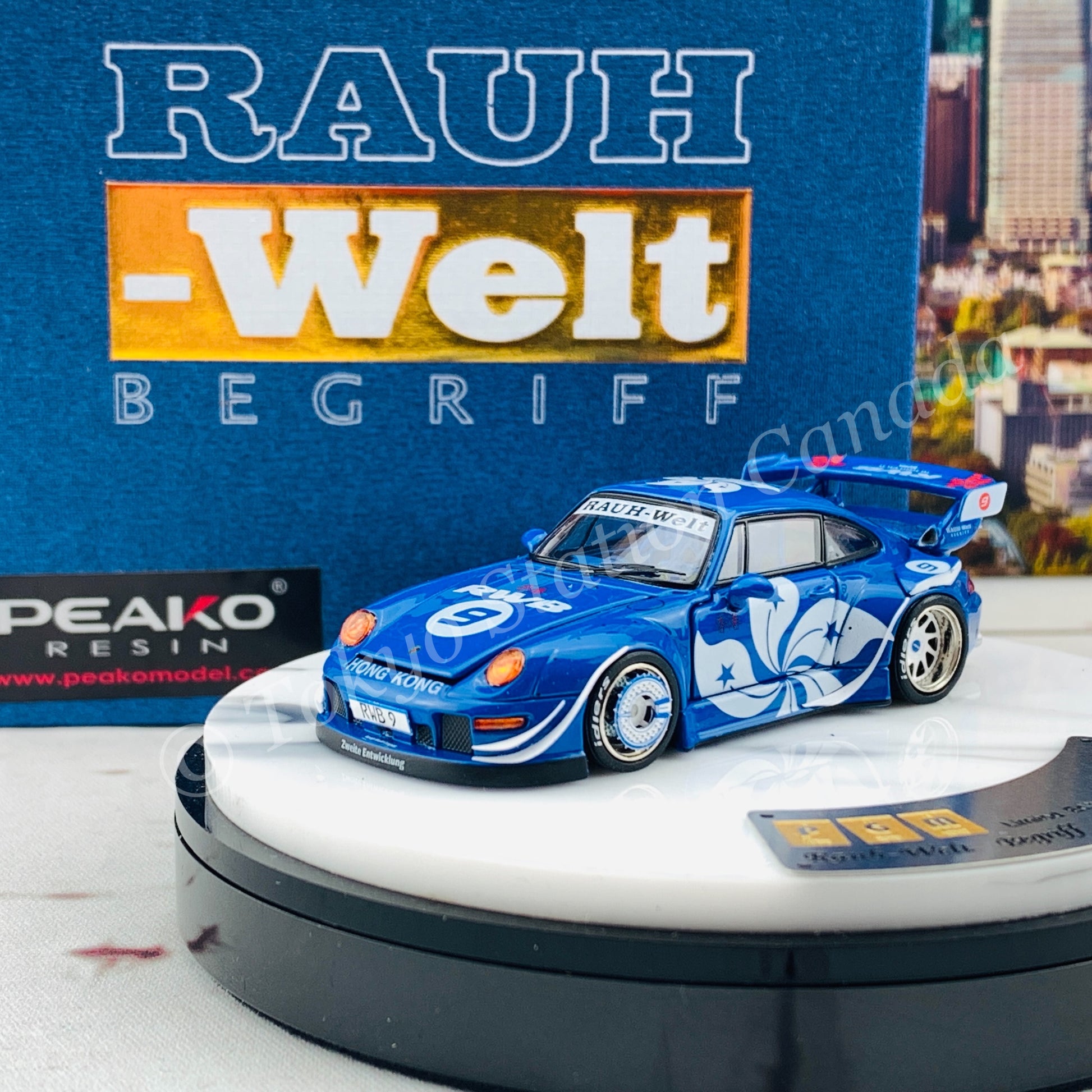 PEAKO x PGM 1/64 RWB 993 SuperNine Bauhinia Special Edition 63900B