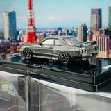 INNO64 1/64 NISSAN SKYLINE GTR R32 Gun Grey Metallic  W/ Extra Wheels IN64-R32-GGM