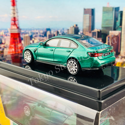 PARA64 1/64 BMW M3 G80 Isle of Man Green LHD PA-55201