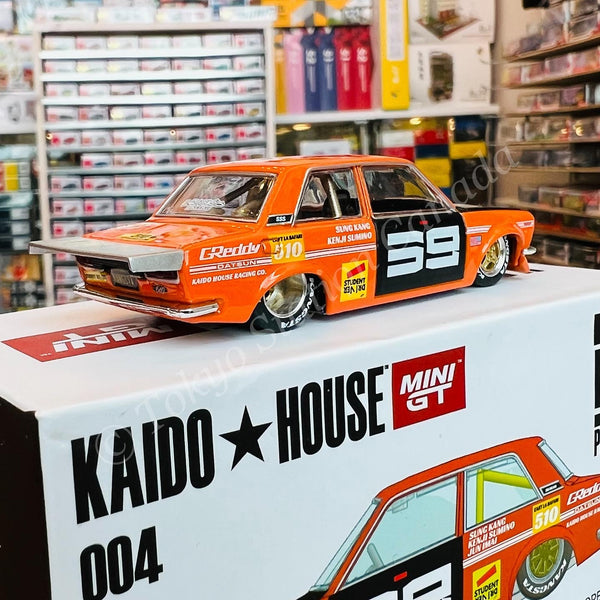 Kaido House x Mini GT: Datsun 510 (Orange)