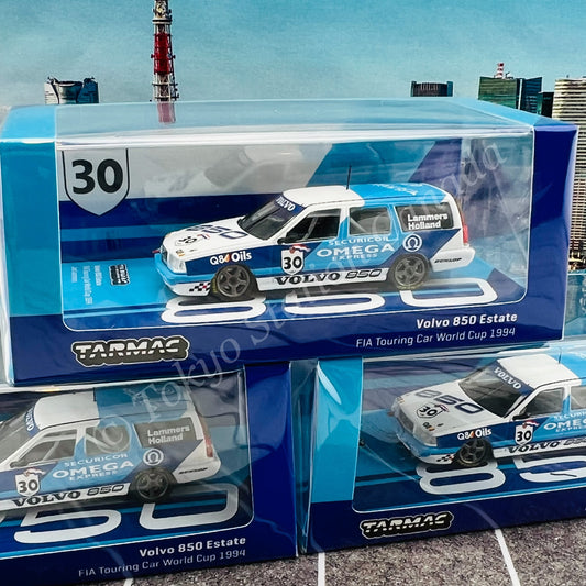 TARMAC WORKS HOBBY64 1/64 Volvo 850 Estate  FIA Touring Car World Cup 1994 Jan Lammers T64-039-94WC30