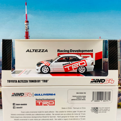 INNO64 1/64 Toyota Altezza Tuned by TRD IN64-RS200-TRD