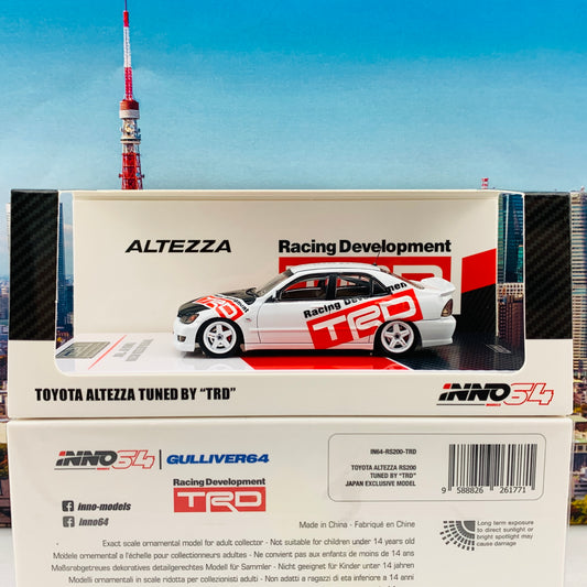 INNO64 1/64 Toyota Altezza Tuned by TRD IN64-RS200-TRD