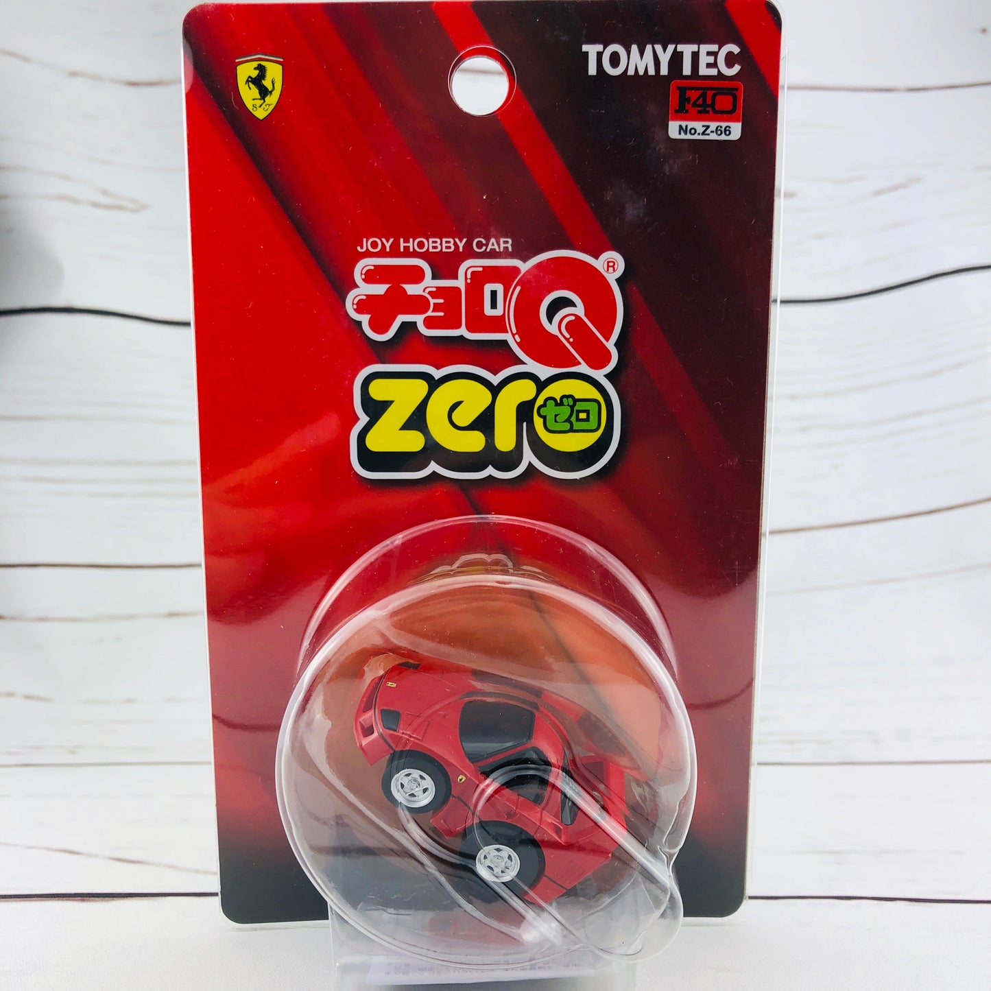 CHORO-Q ZERO Z-66A FERRARI F40 (RED)