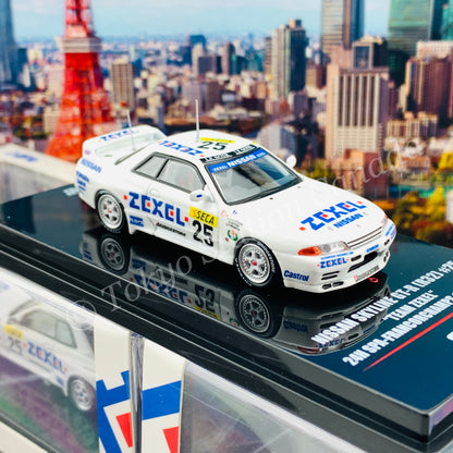 INNO64 1/64 NISSAN SKYLINE GT-R (R32) #25 "Team ZEXEL"  24hr Spa Francorchamps 1991 Winner  IN64-R32-ZEX91