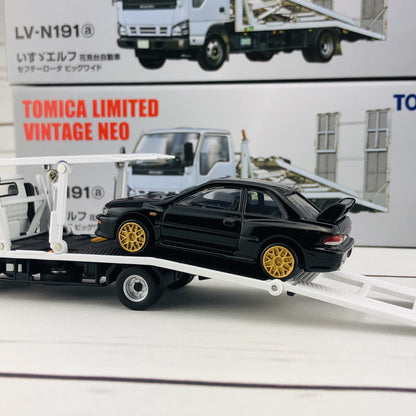 Tomica Limited Vintage Isuzu Elf Hanamidai Automobile Safety Loader Big Wide (White) LV-N191a