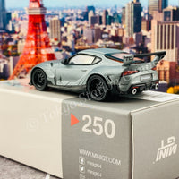 MINI GT 1/64 Pandem Toyota GR Supra V1.0  Matte Grey RHD MGT00250-R