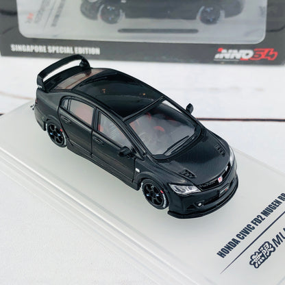 INNO64 1/64 HONDA CIVIC FD2 Mugen RR (Singapore Special Edition) IN64-FD2R-BLSG  **Limited Qty**