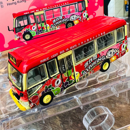 TINY 微影 1/76 Toyota Coaster (B70) Red Minibus (19-seats) Striking 紅色小巴 (十九座) 爆炸糖 ATC65532
