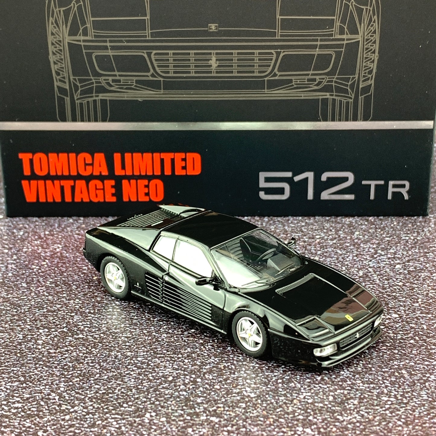 Tomytec Tomica Limited Vintage Neo 1/64 Ferrari 512TR Black