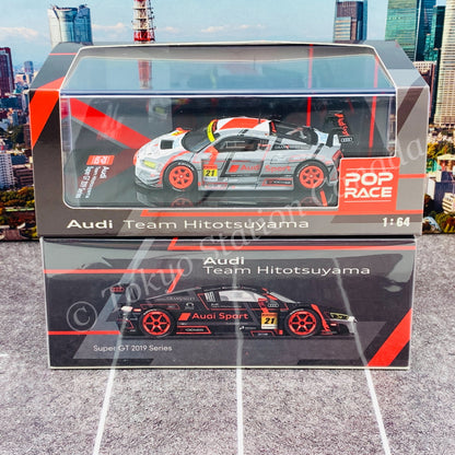 POPRACE 1/64 Audi R8 LMS Super GT 2019 Series #21 Audi Team Hitosuyama PR64-R8LMS-19SGT21