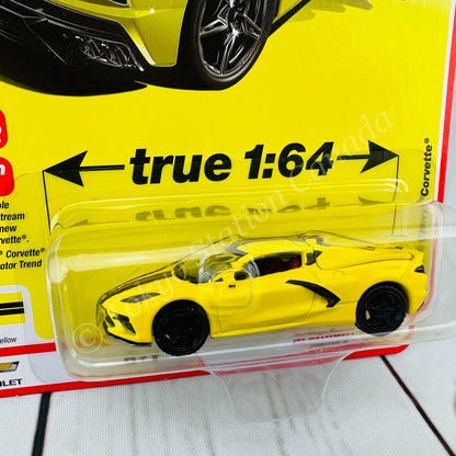 AUTO WORLD 1/64 2020 Chevy Corvette Accelerate Yellow 849398049402