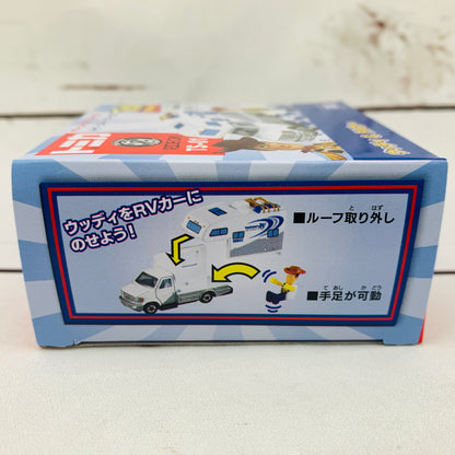 DREAM TOMICA Disney Toy Story Ride On TS-01 Woody & RV Camper