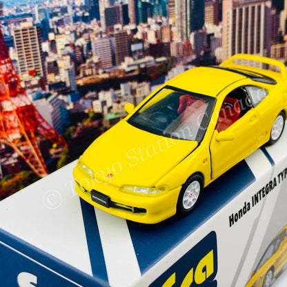 ERA CAR 1/64 11 Honda Interga Type R DC2 - Yellow HA21DC2RN1101