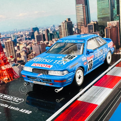 TARMAC WORKS 1/64 HOBBY64 Toyota Corolla Levin AE92 JTC 1991 関谷正徳 / 小河等 * Limited to 1248pcs * T64-036-91JTC36
