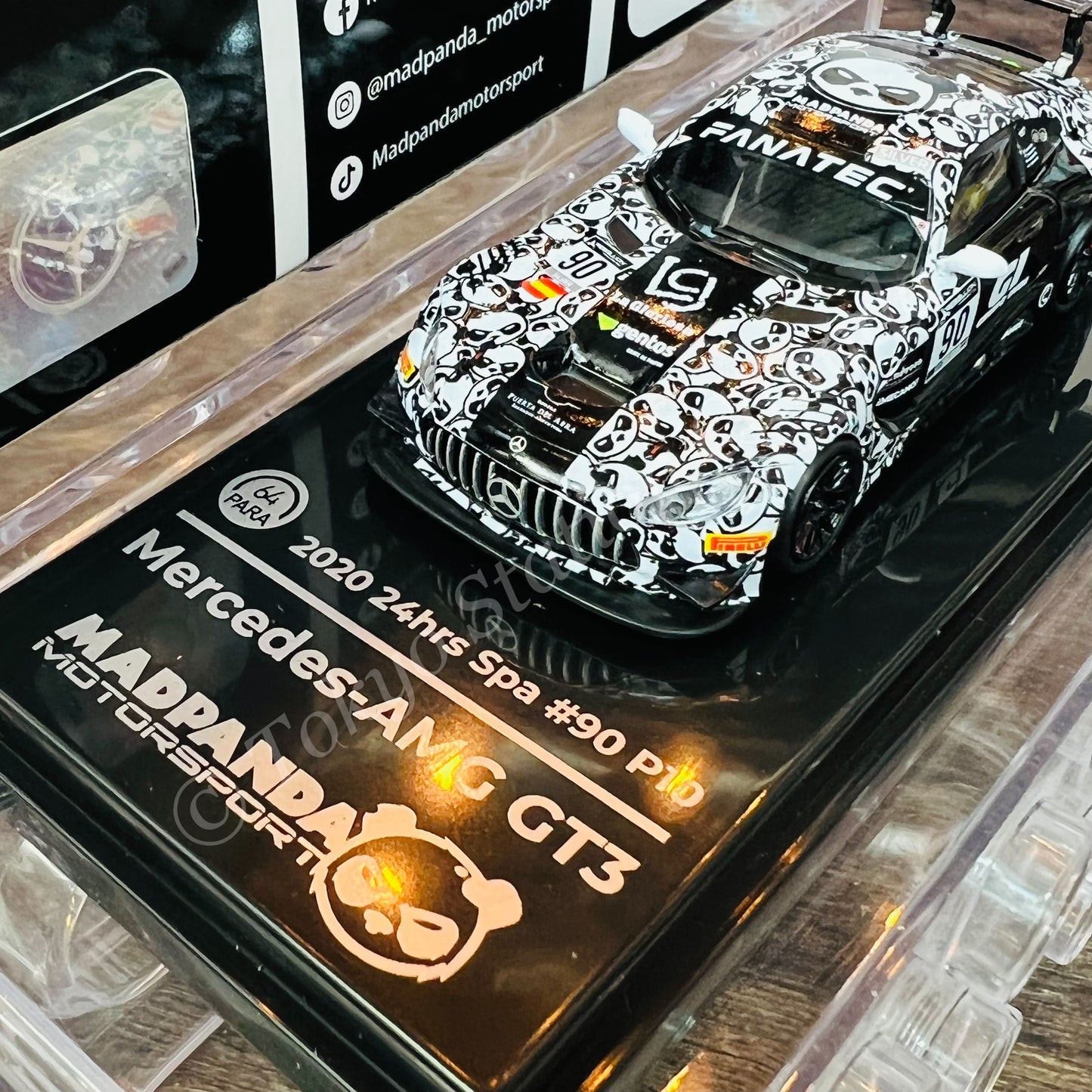 PARA64 1/64 Mercedes-AMG GT3 Evo 2021 24H Spa Madpanda Motorsport #90 LHD PA-55351