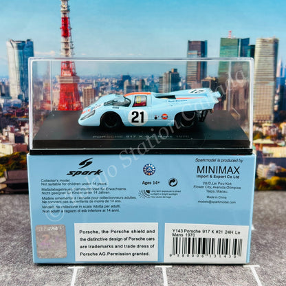 Sparky 1/64 Porsche 917 K No.21 24H Le Mans 1970 P. Rodríguez - L. Kinnunen Y143