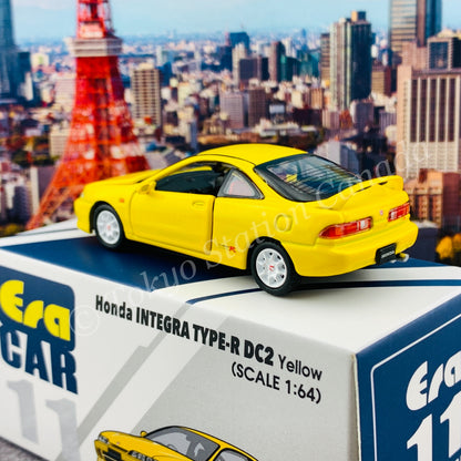 ERA CAR 1/64 11 Honda Interga Type R DC2 - Yellow HA21DC2RN1101