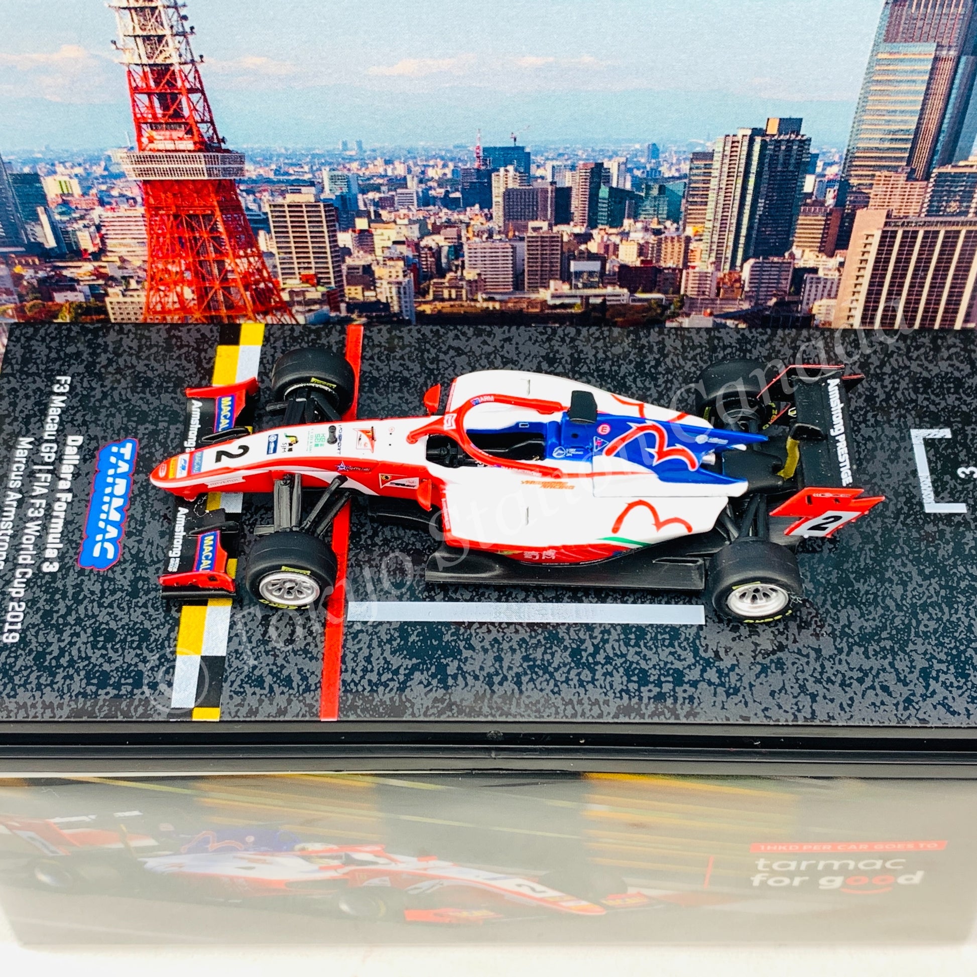 Tarmac Works 1/64 HOBBY64 Dallara Formula 3 Formula 3 Macau Grand Prix FIA F3 World Cup 2019 Marcus Armstrong T64-069-19MGP02
