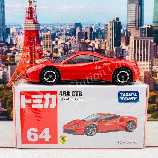 Tomica 64 Ferrari 488 GTB