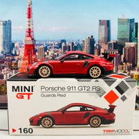 MINI GT 1/64 Porsche 911 GT2 RS Guards Red LHD Taiwan Exclusive MGT00160-L