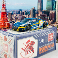 POP RACE 1/64 Audi R8 LMS EVA RT Mark.06 x Works R8 PR64-R8LMS-EVA06