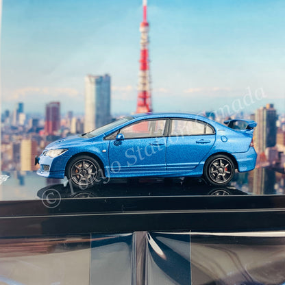 HOBBY JAPAN 1/64 Mugen Civic TYPE R (FD2) Vivid Blue HJ641003MBL