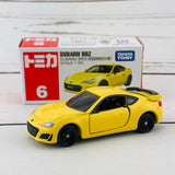 Tomica No.6 Subaru BRZ Yellow First Edition (初回特別仕様)