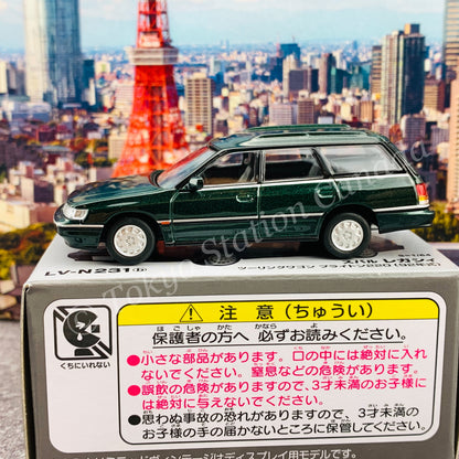 TOMYTEC TOMICA LIMITED VINTAGE NEO 1/64 Subaru Legacy Touring Wagon Brighton 220 Green (1992) LV-N231b