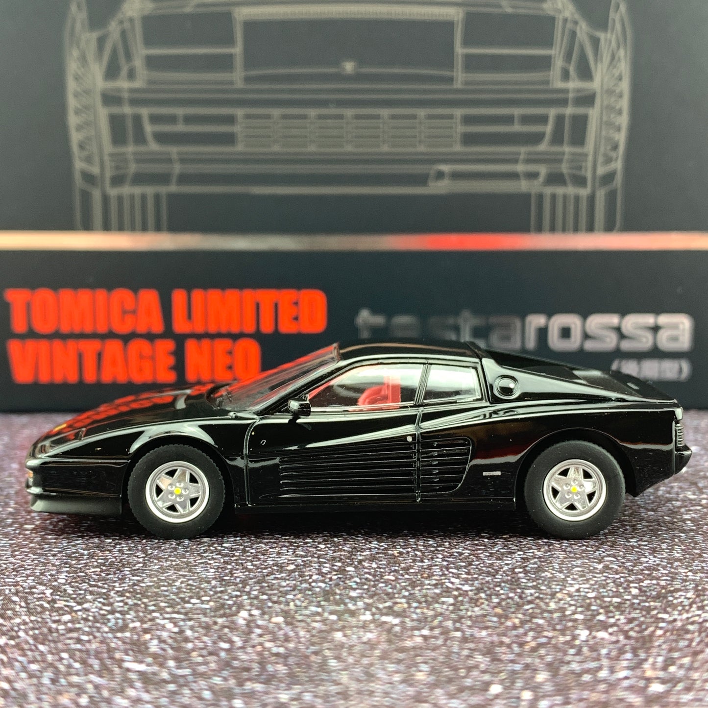Tomytec Tomica Limited Vintage Neo 1/64 Testarossa Black