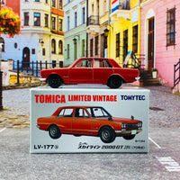 Tomica Limited Vintage 1/64 Nissan Skyline 2000GT-R Red LV-177b