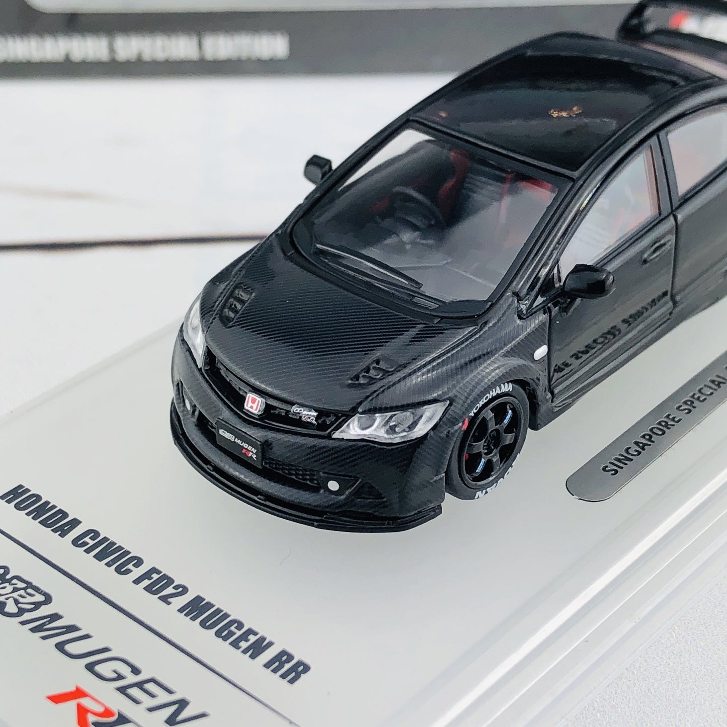 INNO HONDA CIVIC FD2 Mugen RR (Singapore Special Edition) IN64-FD2R-BLSG