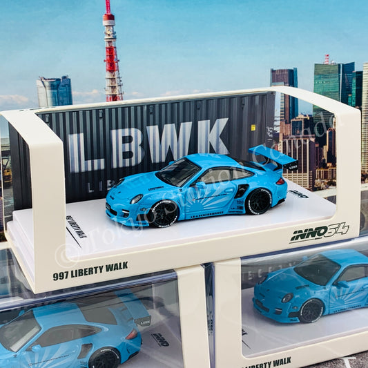 INNO64 1/64 997 LIBERTY WALK Baby Blue IN64-997LB-BBL