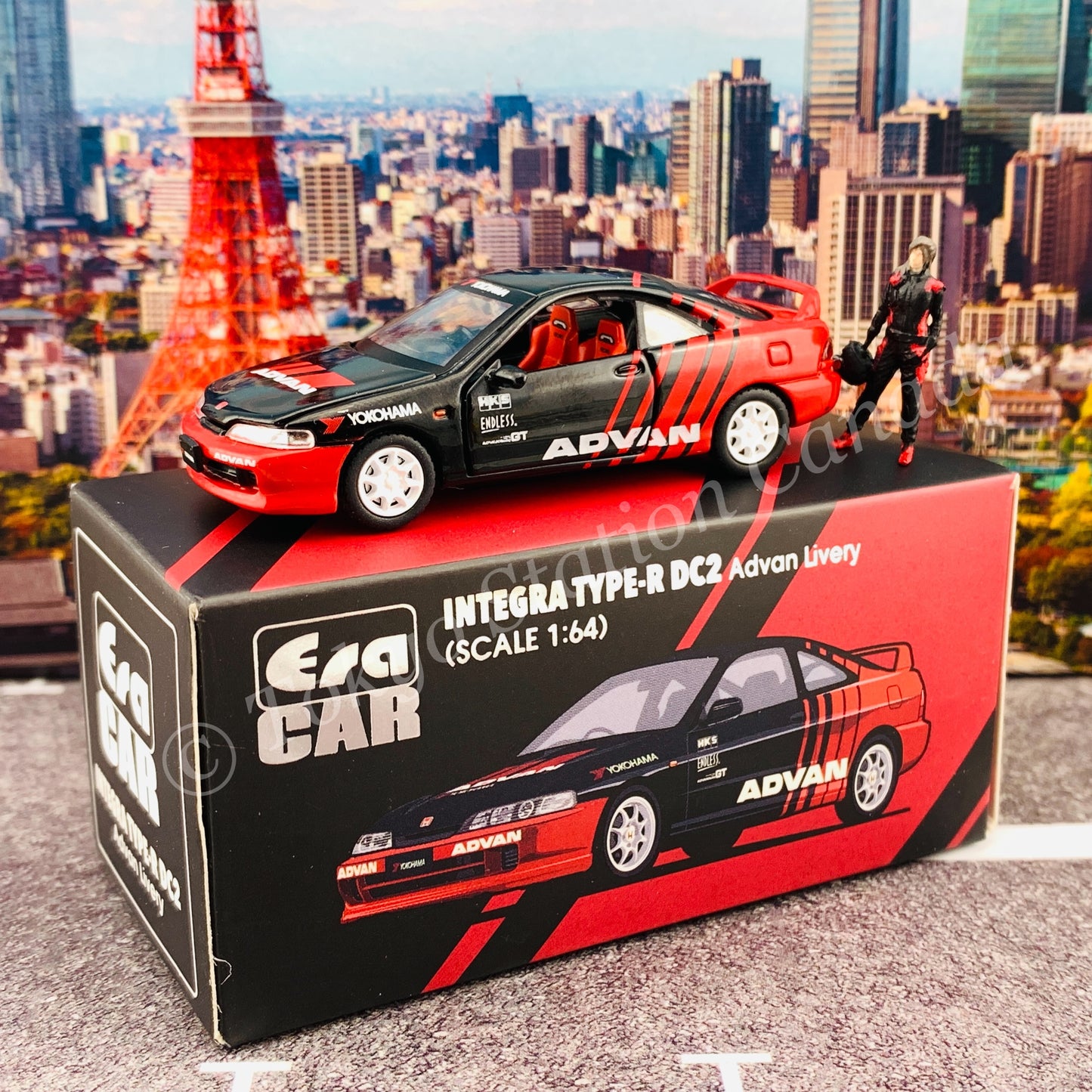 ERA CAR 1/64 SP53 Integra Type R Dc2 Advan Livery HA21DC2SP53