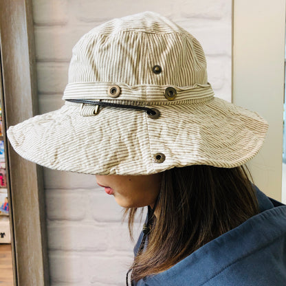 Safari 2-way Hat - Cream