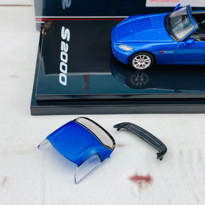 HOBBY JAPAN 1/64 Honda S2000 AP1 Type 200 Bermuda Blue Pearl HJ641020BL