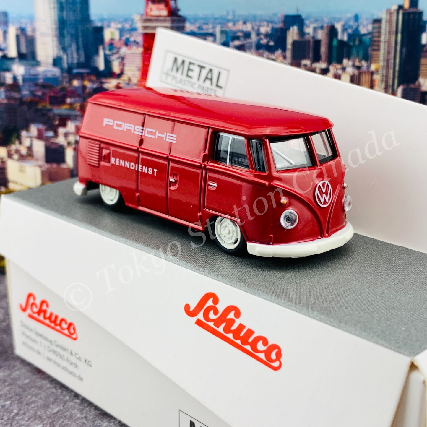 Schuco 1/64 VW T1 Lowrider Porsche 452026800