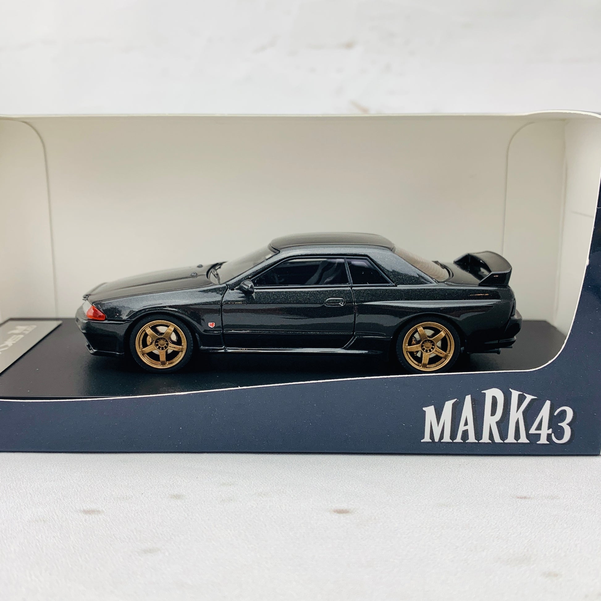 Mark43 1/43 NISSAN SKYLINE GTR (BNR32) NISMO Customized version Gun Gray Metallic PM4304NGM