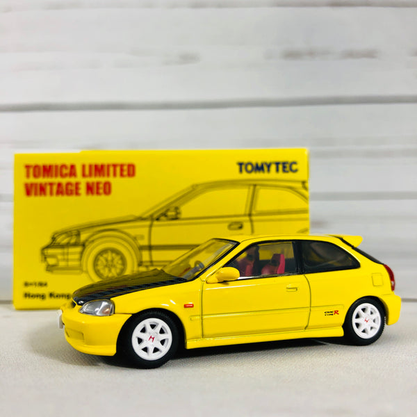 Tomica Limited Vintage Tomytec Hong Kong Edition Honda Civic Type R Yellow