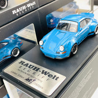 MODEL COLLECT 1/64 Porsche RWB 930 Ducktail Wing Blue MC640002B